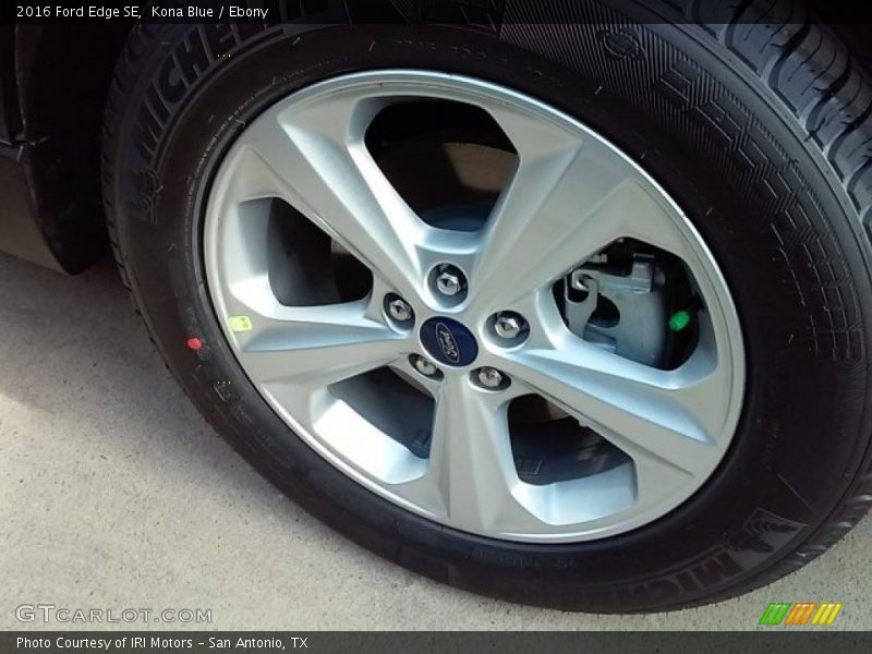 Kona Blue / Ebony 2016 Ford Edge SE
