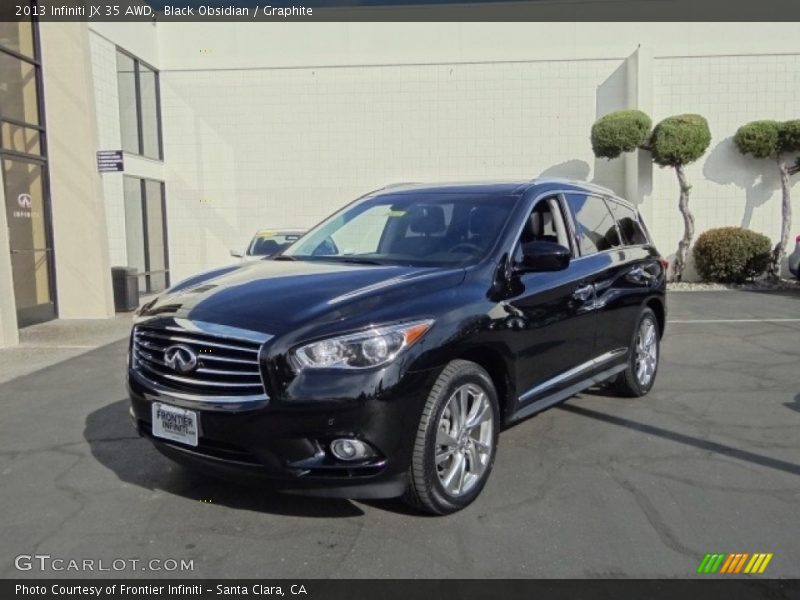 Black Obsidian / Graphite 2013 Infiniti JX 35 AWD