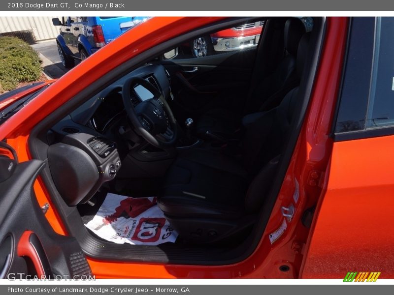 Go Mango / Black 2016 Dodge Dart GT