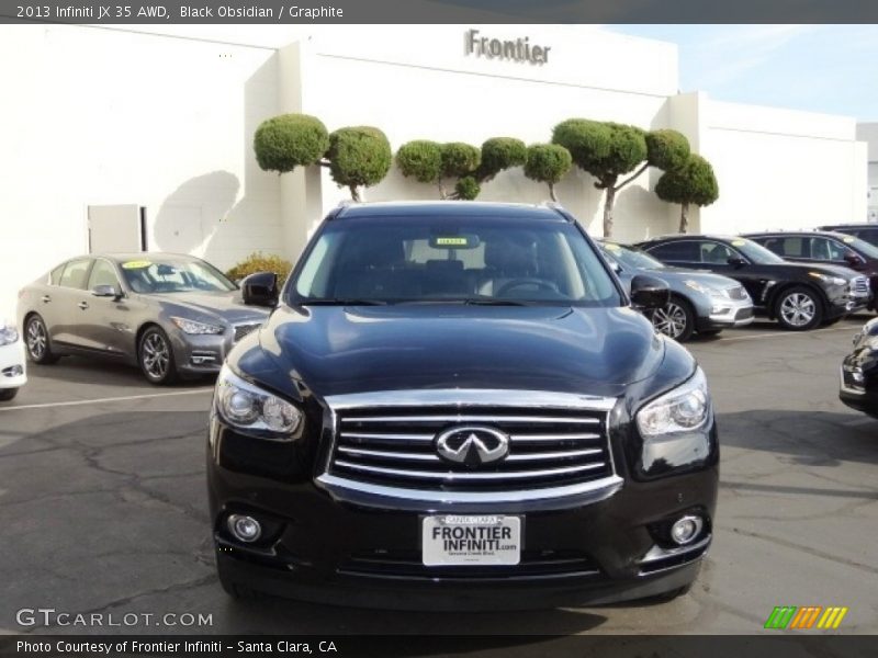 Black Obsidian / Graphite 2013 Infiniti JX 35 AWD