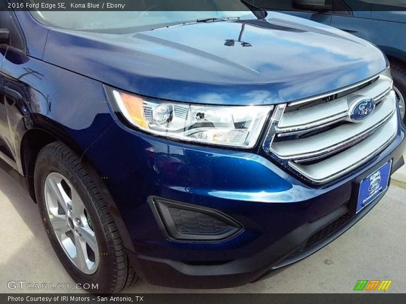 Kona Blue / Ebony 2016 Ford Edge SE