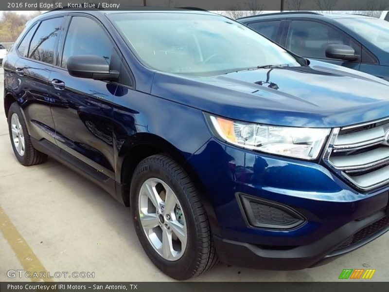 Kona Blue / Ebony 2016 Ford Edge SE