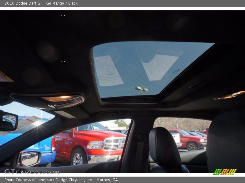Go Mango / Black 2016 Dodge Dart GT