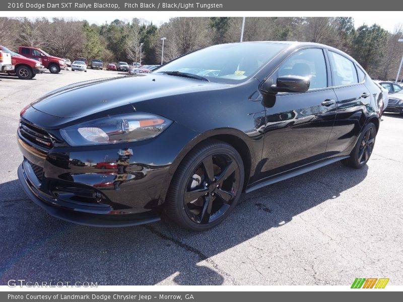 Pitch Black / Black/Light Tungsten 2016 Dodge Dart SXT Rallye Blacktop