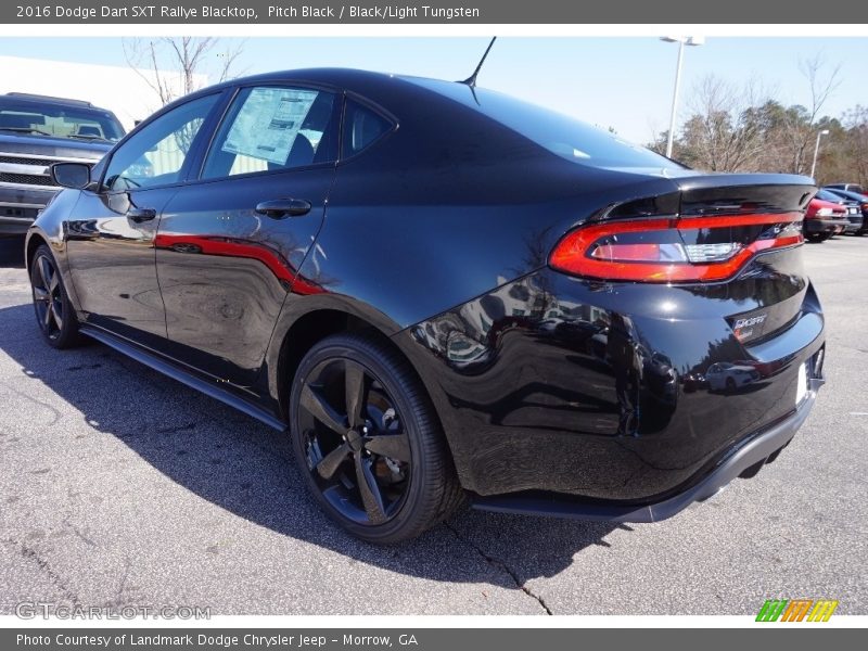 Pitch Black / Black/Light Tungsten 2016 Dodge Dart SXT Rallye Blacktop