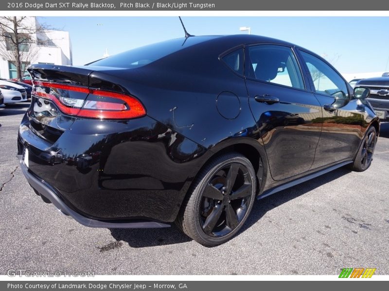 Pitch Black / Black/Light Tungsten 2016 Dodge Dart SXT Rallye Blacktop