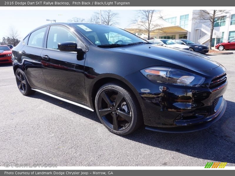 Pitch Black / Black/Light Tungsten 2016 Dodge Dart SXT Rallye Blacktop