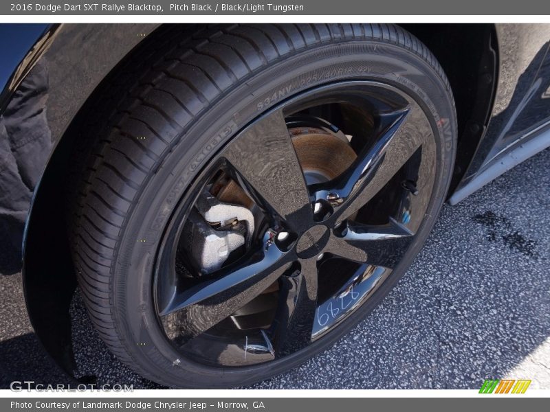 Pitch Black / Black/Light Tungsten 2016 Dodge Dart SXT Rallye Blacktop