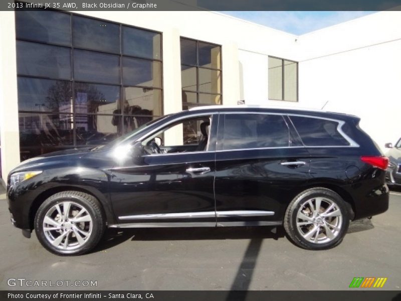 Black Obsidian / Graphite 2013 Infiniti JX 35 AWD