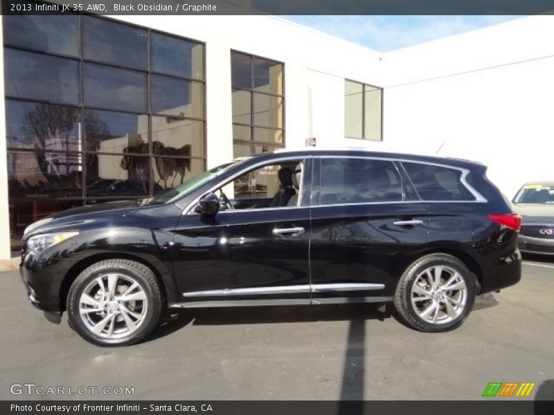 Black Obsidian / Graphite 2013 Infiniti JX 35 AWD