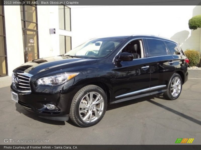 Black Obsidian / Graphite 2013 Infiniti JX 35 AWD