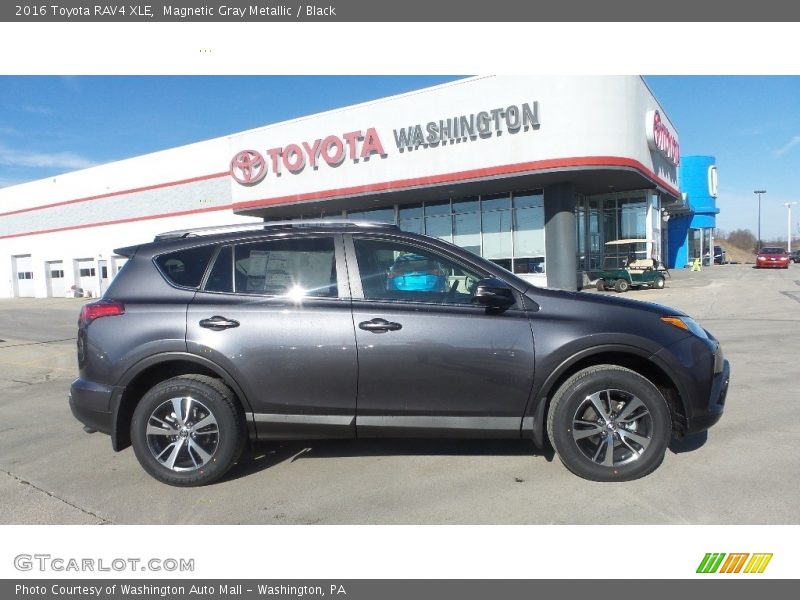 Magnetic Gray Metallic / Black 2016 Toyota RAV4 XLE