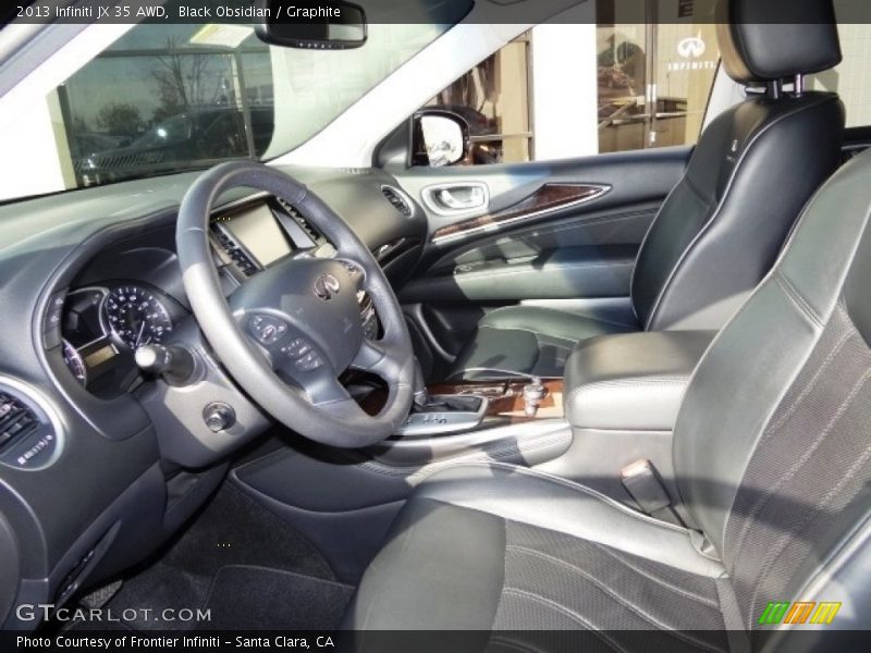 Black Obsidian / Graphite 2013 Infiniti JX 35 AWD