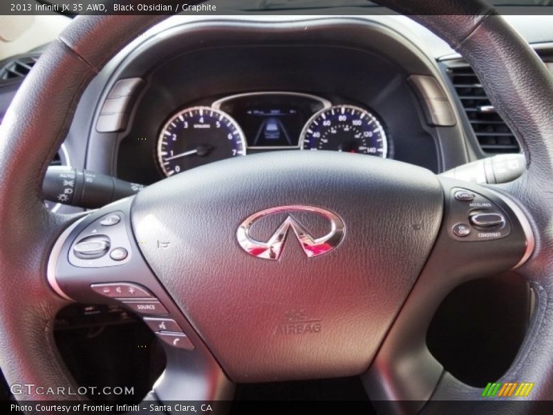 Black Obsidian / Graphite 2013 Infiniti JX 35 AWD