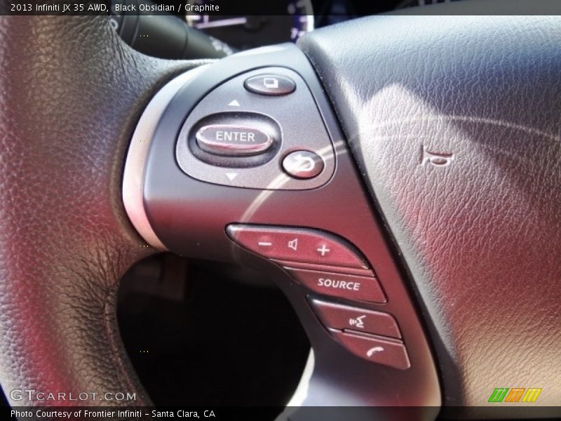 Black Obsidian / Graphite 2013 Infiniti JX 35 AWD