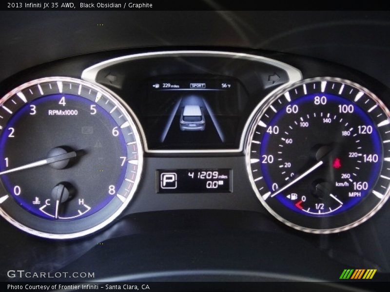 Black Obsidian / Graphite 2013 Infiniti JX 35 AWD