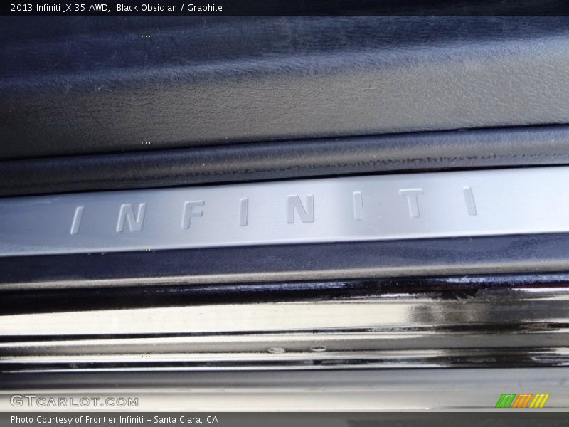 Black Obsidian / Graphite 2013 Infiniti JX 35 AWD