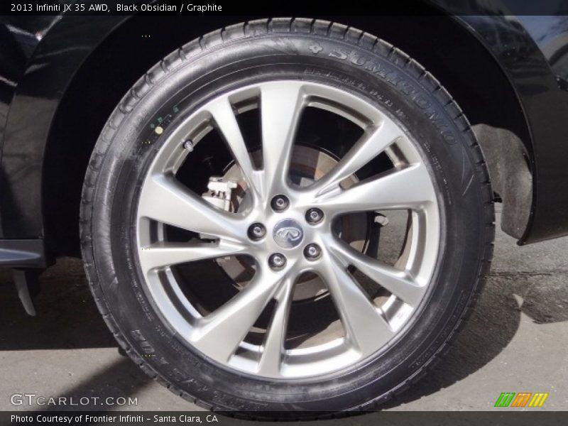 Black Obsidian / Graphite 2013 Infiniti JX 35 AWD