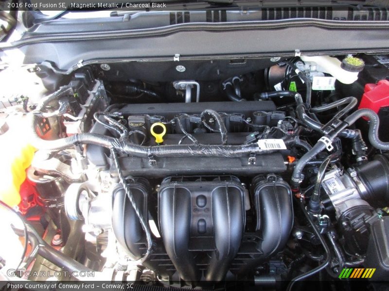Magnetic Metallic / Charcoal Black 2016 Ford Fusion SE