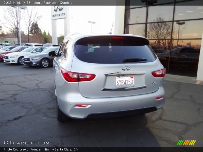 Liquid Platinum / Graphite 2013 Infiniti JX 35