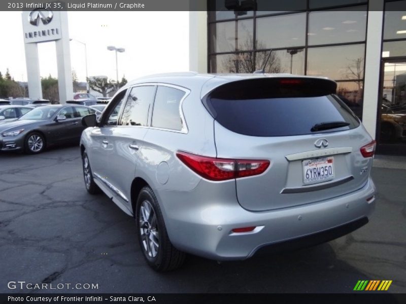 Liquid Platinum / Graphite 2013 Infiniti JX 35