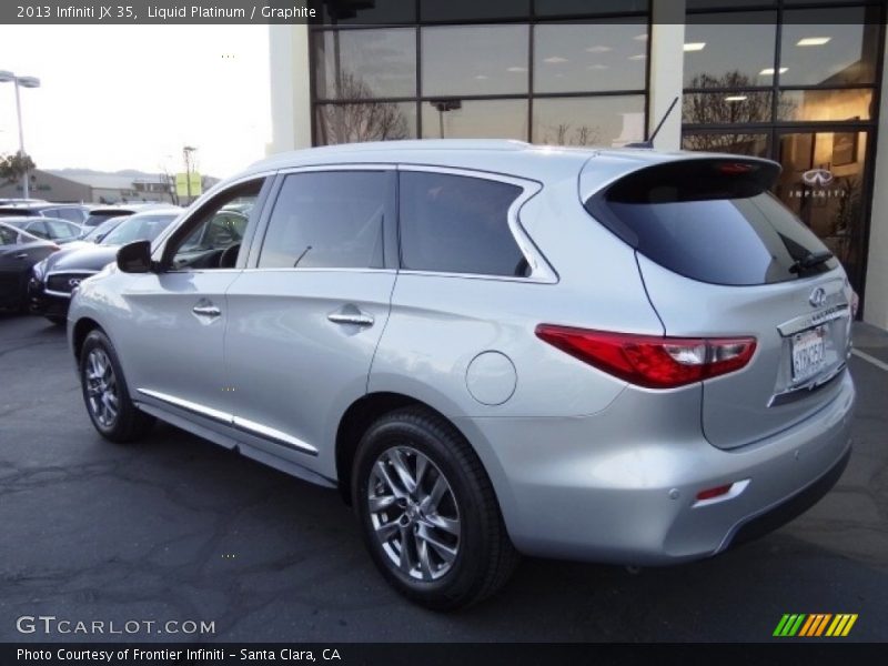 Liquid Platinum / Graphite 2013 Infiniti JX 35
