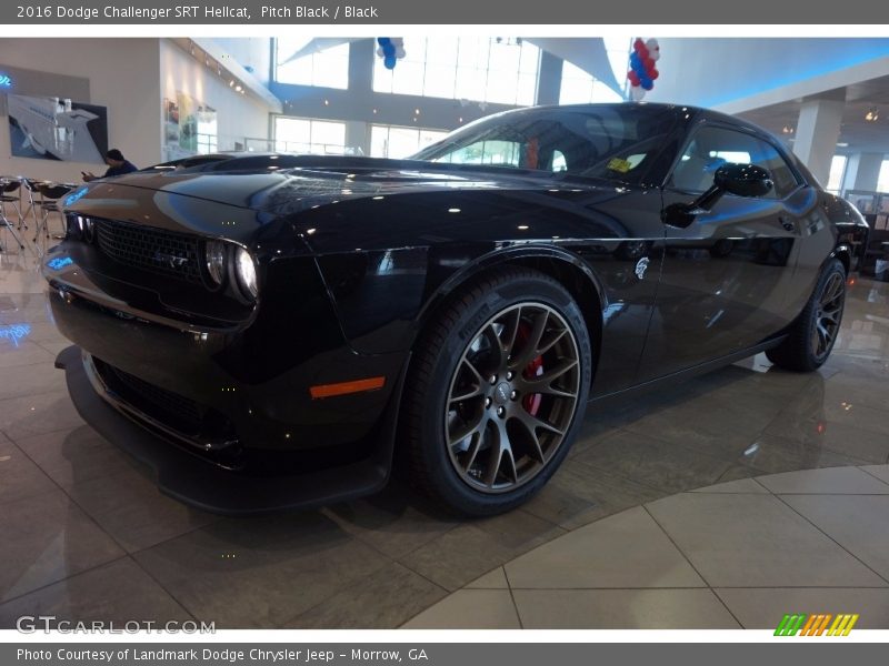 Pitch Black / Black 2016 Dodge Challenger SRT Hellcat
