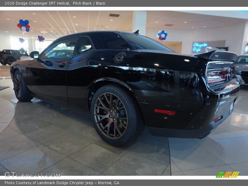 Pitch Black / Black 2016 Dodge Challenger SRT Hellcat