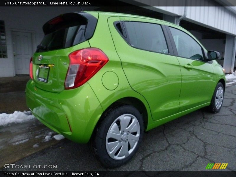 Lime Metallic / Jet Black 2016 Chevrolet Spark LS