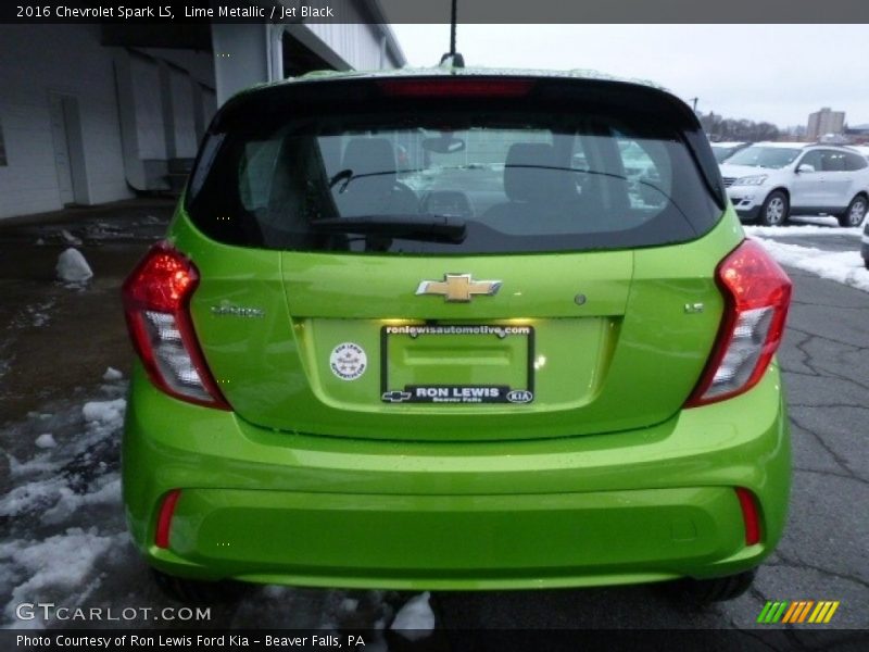 Lime Metallic / Jet Black 2016 Chevrolet Spark LS