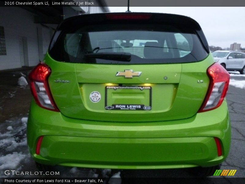 Lime Metallic / Jet Black 2016 Chevrolet Spark LS