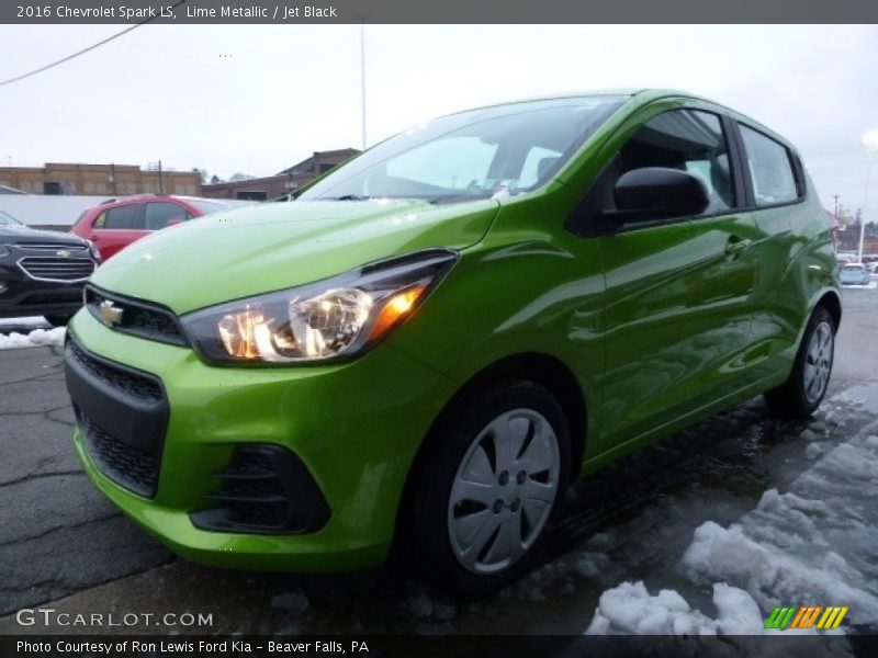 Lime Metallic / Jet Black 2016 Chevrolet Spark LS