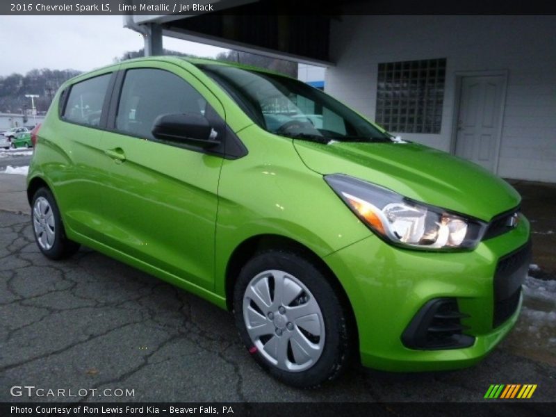 Lime Metallic / Jet Black 2016 Chevrolet Spark LS