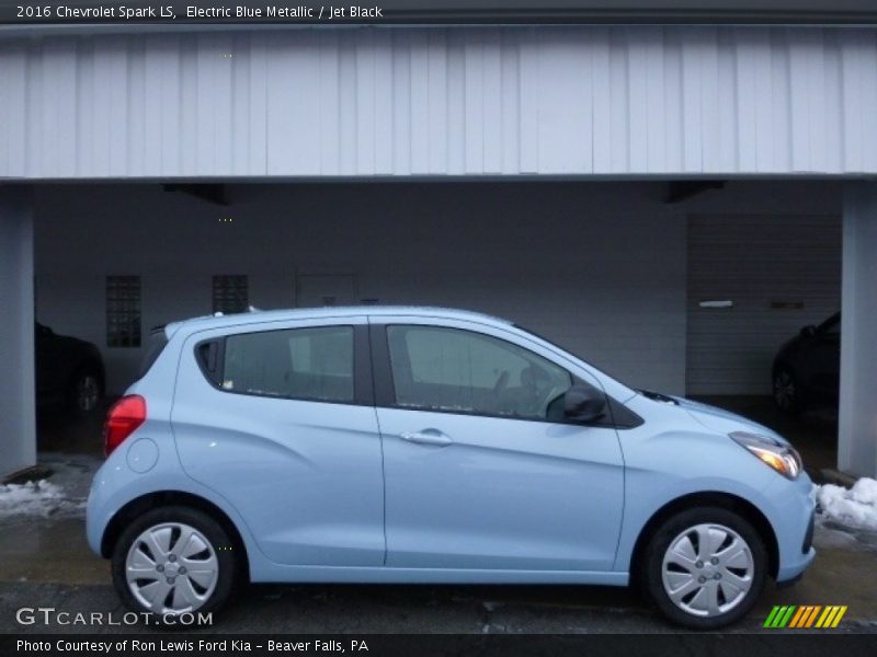 Electric Blue Metallic / Jet Black 2016 Chevrolet Spark LS