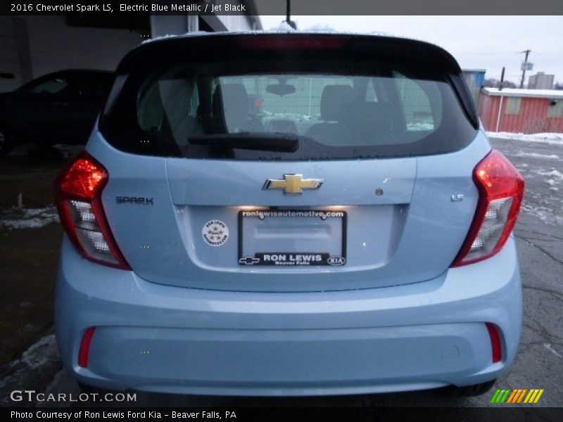 Electric Blue Metallic / Jet Black 2016 Chevrolet Spark LS