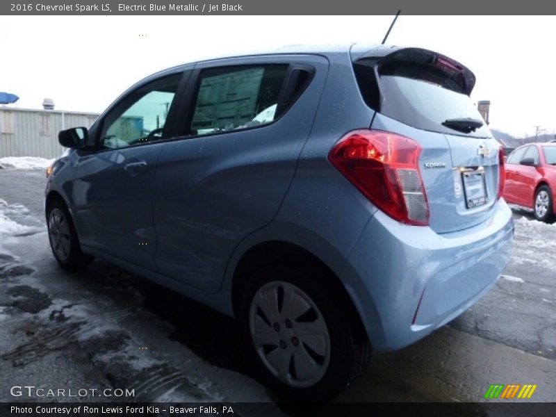Electric Blue Metallic / Jet Black 2016 Chevrolet Spark LS