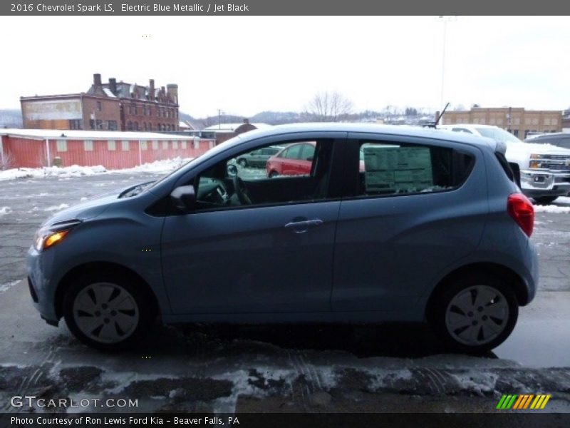 Electric Blue Metallic / Jet Black 2016 Chevrolet Spark LS