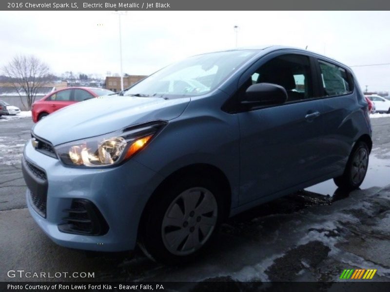 Electric Blue Metallic / Jet Black 2016 Chevrolet Spark LS