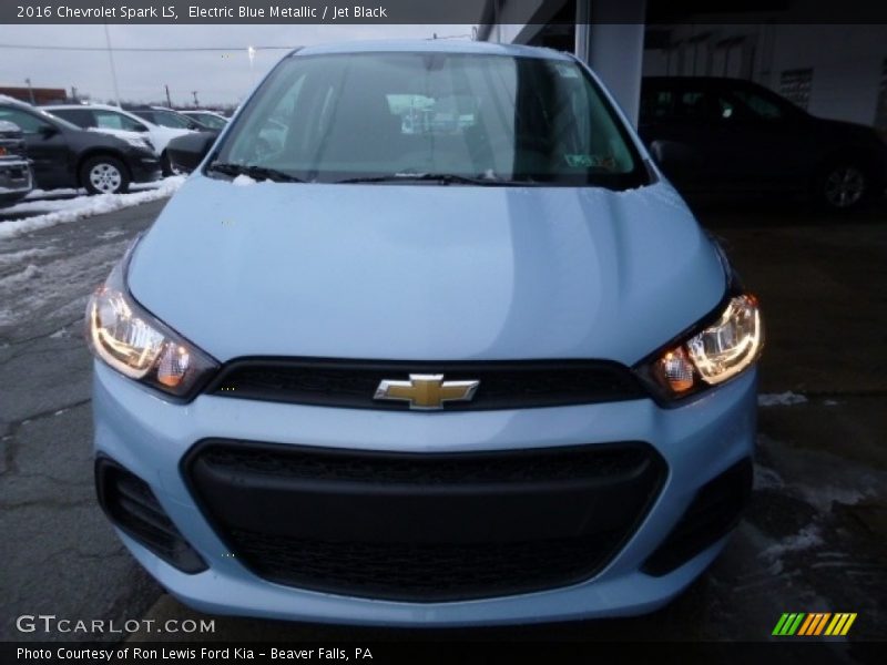 Electric Blue Metallic / Jet Black 2016 Chevrolet Spark LS