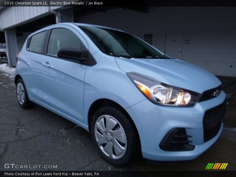 Electric Blue Metallic / Jet Black 2016 Chevrolet Spark LS