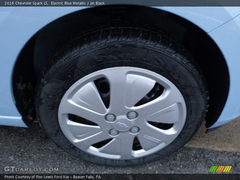 Electric Blue Metallic / Jet Black 2016 Chevrolet Spark LS