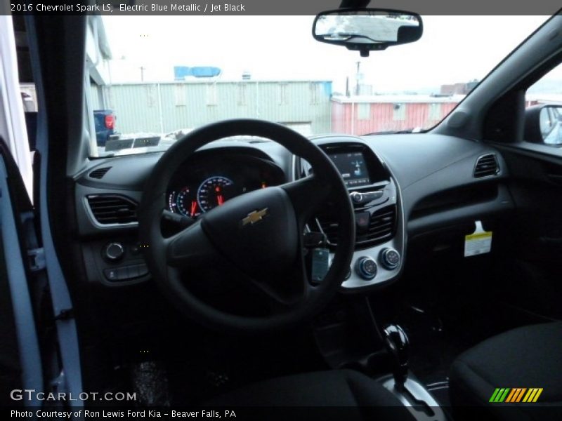 Electric Blue Metallic / Jet Black 2016 Chevrolet Spark LS