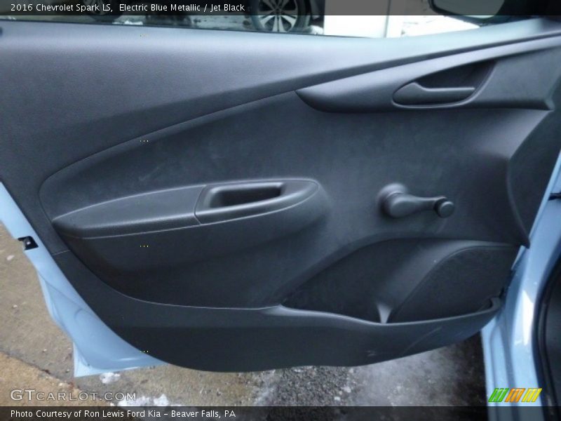 Electric Blue Metallic / Jet Black 2016 Chevrolet Spark LS