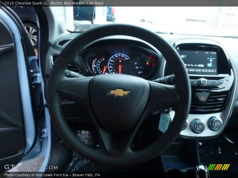 Electric Blue Metallic / Jet Black 2016 Chevrolet Spark LS