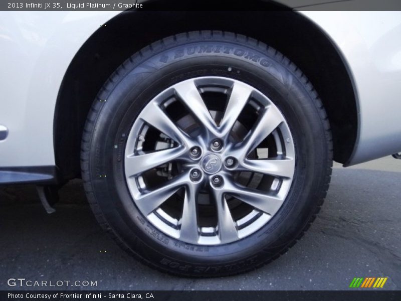 Liquid Platinum / Graphite 2013 Infiniti JX 35