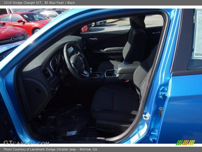 B5 Blue Pearl / Black 2016 Dodge Charger SXT