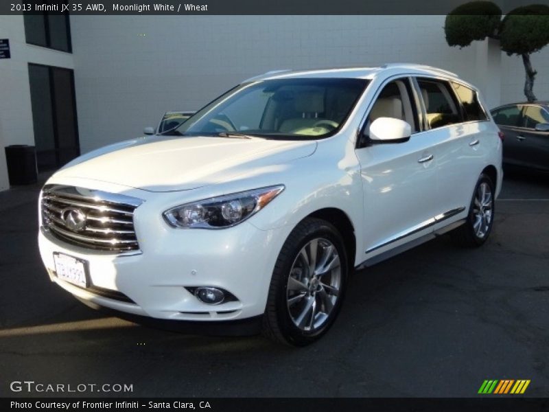 Moonlight White / Wheat 2013 Infiniti JX 35 AWD