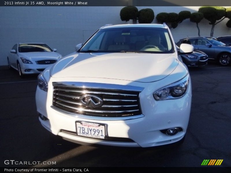 Moonlight White / Wheat 2013 Infiniti JX 35 AWD
