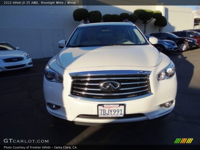 Moonlight White / Wheat 2013 Infiniti JX 35 AWD