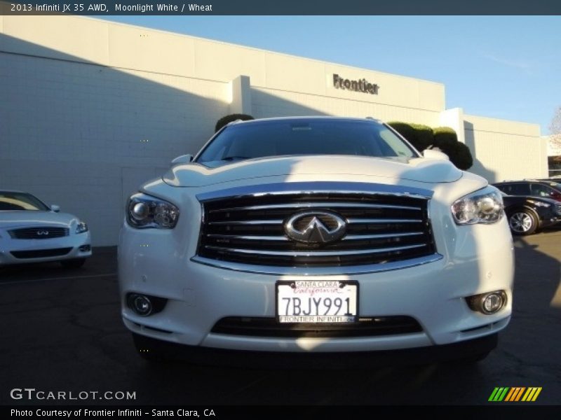 Moonlight White / Wheat 2013 Infiniti JX 35 AWD